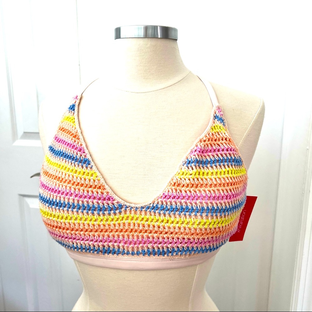 Xhilaration Target Knit Halter Swim Top